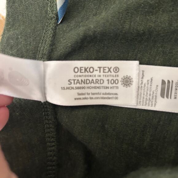 Meriwool Layers Wool Base Layer Mens Bottom Pants SZTL 100% Merino Wool Green - Picture 8 of 8